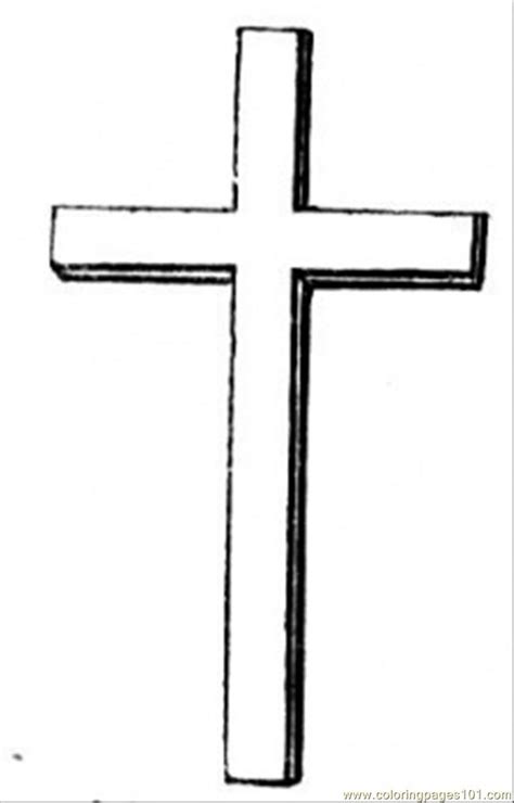 christian cross template clipart