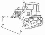 Coloring Pages Bulldozer Construction Drawing Dozer Tractor Clipart Truck Color Excavator Printable Print Kids Equipment Colour Getcolorings Getdrawings Colouring Books sketch template