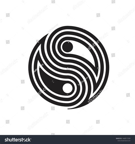 creative yin  sign esoteric symbol