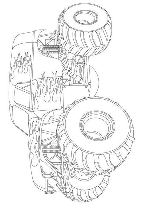amazing monster truck coloring pages png  file