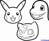 Easy Draw Pokemon Step Drawing Cool Characters Things Beginners Steps Anime Coloring Color sketch template