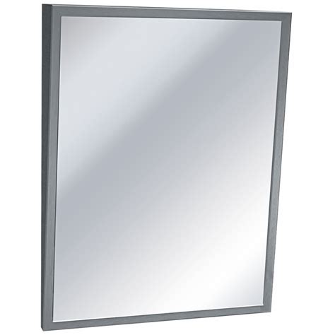 American Specialties Inc 24 X 36 Fixed Tilt Plate Glass Mirror With