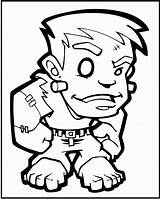 Frankenstein Drawing Coloring Kids Cartoon Pages Creepy Getdrawings Ghost Choose Board Printable sketch template