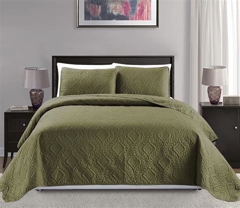 amazoncom mk collection pc kingcalifornia king  size diamond bedspread bed cover
