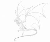 Wyvern Lineart P2u Template Open Deviantart Dragon sketch template
