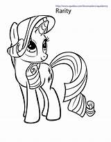 Pony Little Coloring Rarity Pages Print Mlp Printable Color Cute Colorings Very Comments Squid Army Coloringhome sketch template