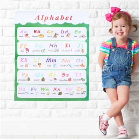 cursive alphabet chart english alphabet poster alphabet phonics sounds