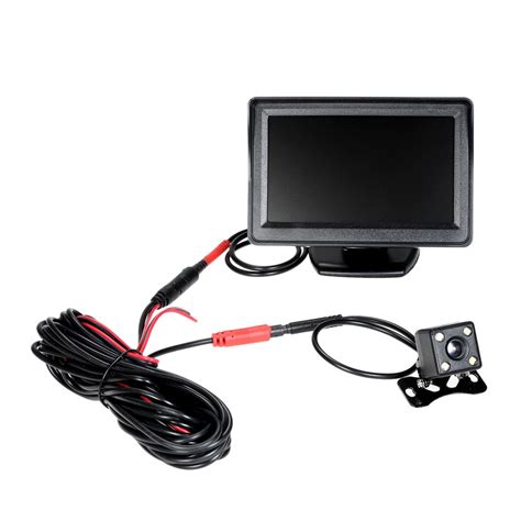 tft de backup camera monitor lcd vehicle car parking system rear view monitor de