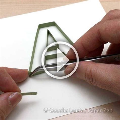 quilling letters  patterns  template tutorial  quilling
