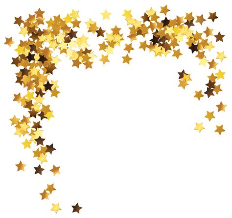 gold stars decoration png clipart picture gallery yopriceville high quality  images