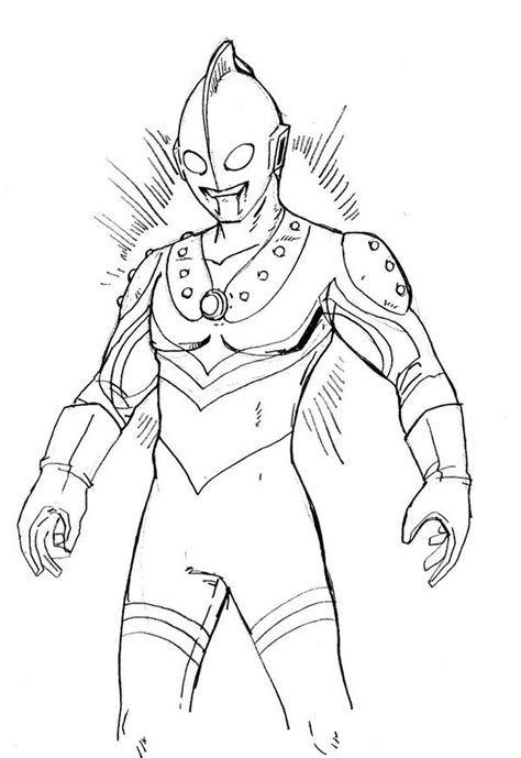 ultraman coloring pages  print