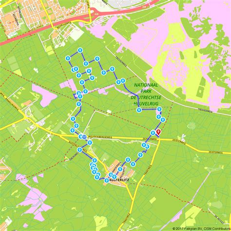 wandelroute route door austerlitz voor een gezellig dagje uit httpswwwroutenlwandelroute