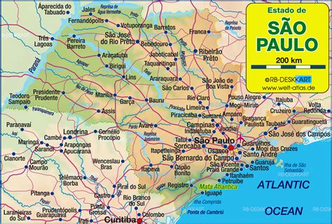 Map Of Sao Paulo Travelsmaps