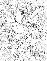 Coloring Fairy Pages Princess Leaf Printable Coloringbay Fantasy Choose Board sketch template