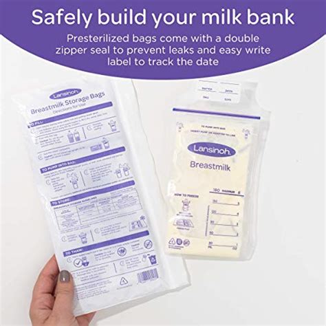 Lansinoh Breastmilk Storage Bags 100 Count Milk Storage Bags Tiny