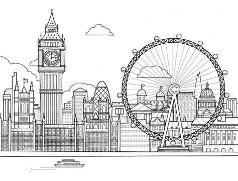 london colouring books coloring pages london drawing