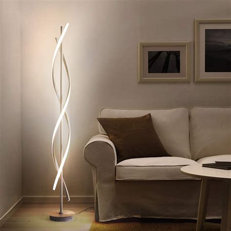 led floor lamp remote control dimmable spiral floor lamp indoor lamp floor lamp  living