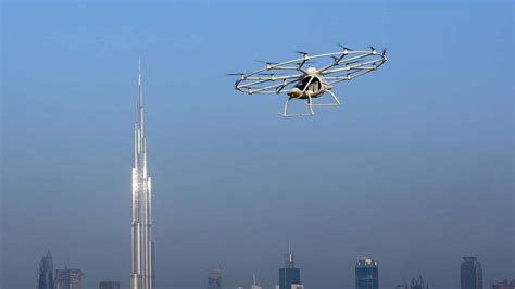 dubai    flying taxi drone    test flight vice news