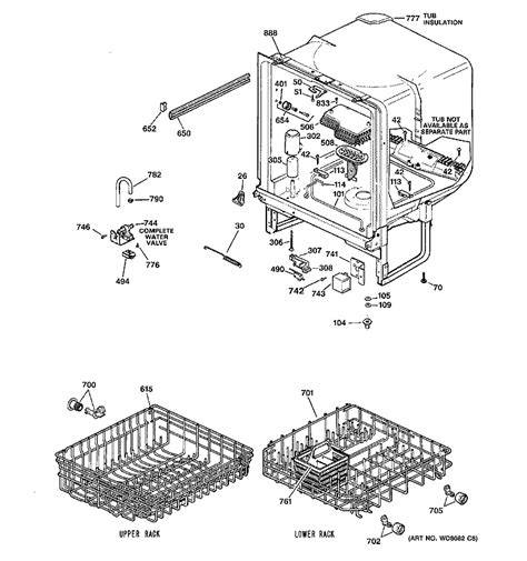 ge nautilus dishwasher parts diagram  wiring diagram source