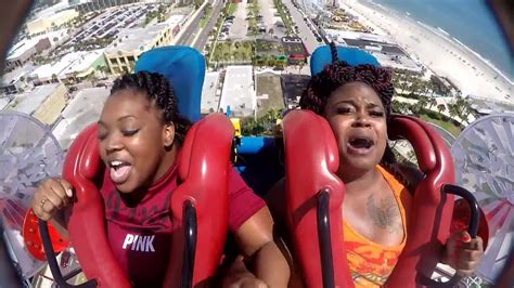 Sister Freaks Out During Scary Slingshot Ride Jukin Licensing