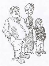 Dursleys Harry Potter Coloring Pages Dursley Dudley Vernon Pasta Escolha Petunia sketch template