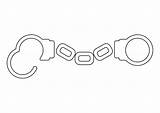 Esposas Handboeien Colorare Manette Disegno Handschellen Handcuffs Ausmalbilder Ausdrucken Educima Herunterladen Abbildung sketch template