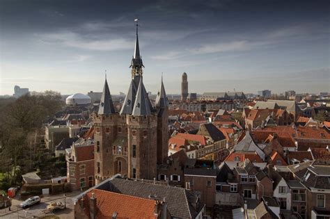 panorama zwolle binnenstad netherlands zwolle holland