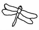 Libelle Einfach Libellule Tiere Malvorlage Malvorlagen Coloriages Colorier Dragonfly Dieses Herunterladen sketch template