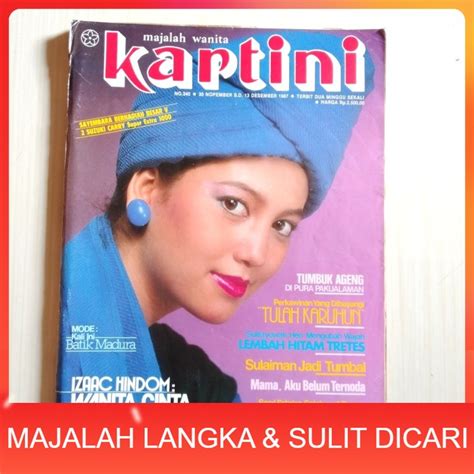 Jual Majalah Kartini No 340 Nov 1987 Meriam Bellina Langka Shopee