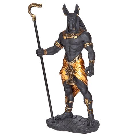 design toscano anubis jackal god of the egyptian underworld figurine