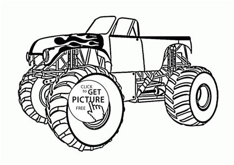 monster truck coloring pages awesome grave digger coloring pages