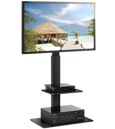 fitueyes swivel tv stand  mount     plasma lcd led flat  curved screen tvs