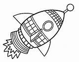 Rocket Coloring Ship Getdrawings Pages sketch template