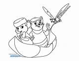 Coloring Pages Bianca Rescuers Disneyclips Bernard Gif Disney Colouring Evinrude Choose Board Horse sketch template