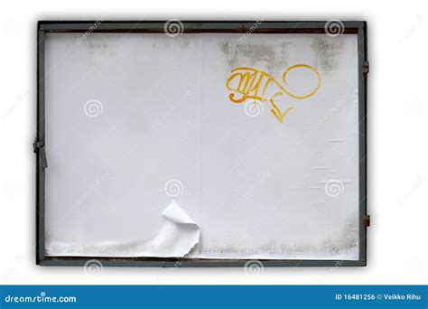 blank poster royalty  stock image image