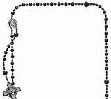 Rosary sketch template