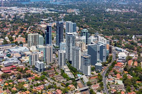 aerial stock image  heart  chatswood