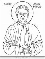 Bosco Thecatholickid Catholic Pius Saints Feast 1934 sketch template