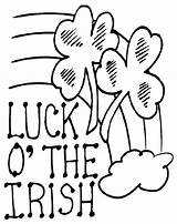 Patricks Crayola Coloriage Luck Imprimer sketch template