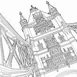 Coloring Architecture Pages Colorier Bridge Tower Coloriage Ville Book Drawing Stunning Color Line Getdrawings Getcolorings La Printable sketch template