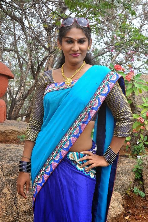 actress shyamala latest half saree photos actress saree