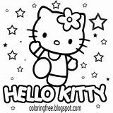 Coloring Pages Cat Girls Kitty Hello Getcolorings Color Lets Book sketch template