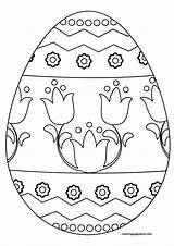 Easter Egg Coloring Pages Eggs Printable Pattern Colouring Color Print Book Floral Supercoloring Kids Cartoon Pâques Ostern Cute Adults Bunny sketch template