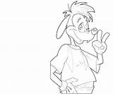 Max Goof Coloring Pages Look Happy Another sketch template