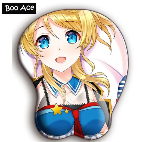 Love Live Ellie Ayase Anime Ecchi 3d Breast Mouse Pad