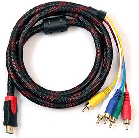 hdmi  rca cable ft   pin hdmi type  male  amazoncouk electronics