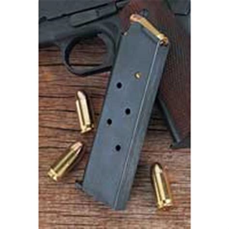 blued steel  caliber magazine  rounds  handgun pistol mags