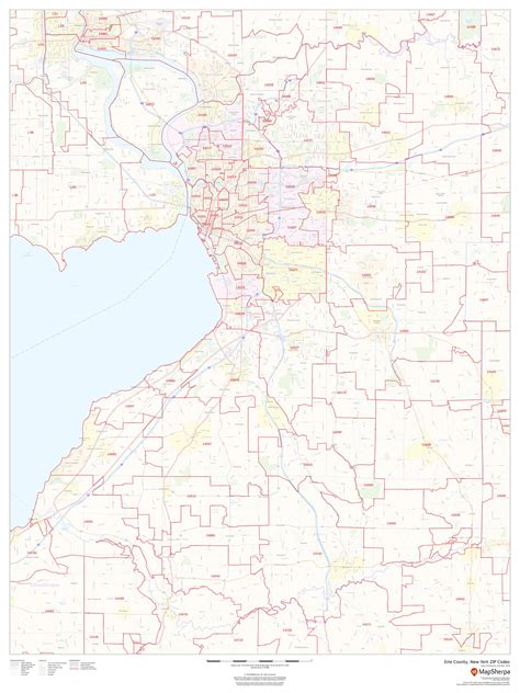 Erie County Ny Zip Code Map