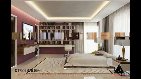 studio triangle bed room interior design ideas  bangladesh youtube