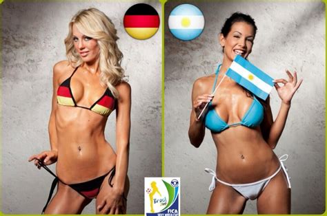 mondiali le tifose più sexy di germania e argentina